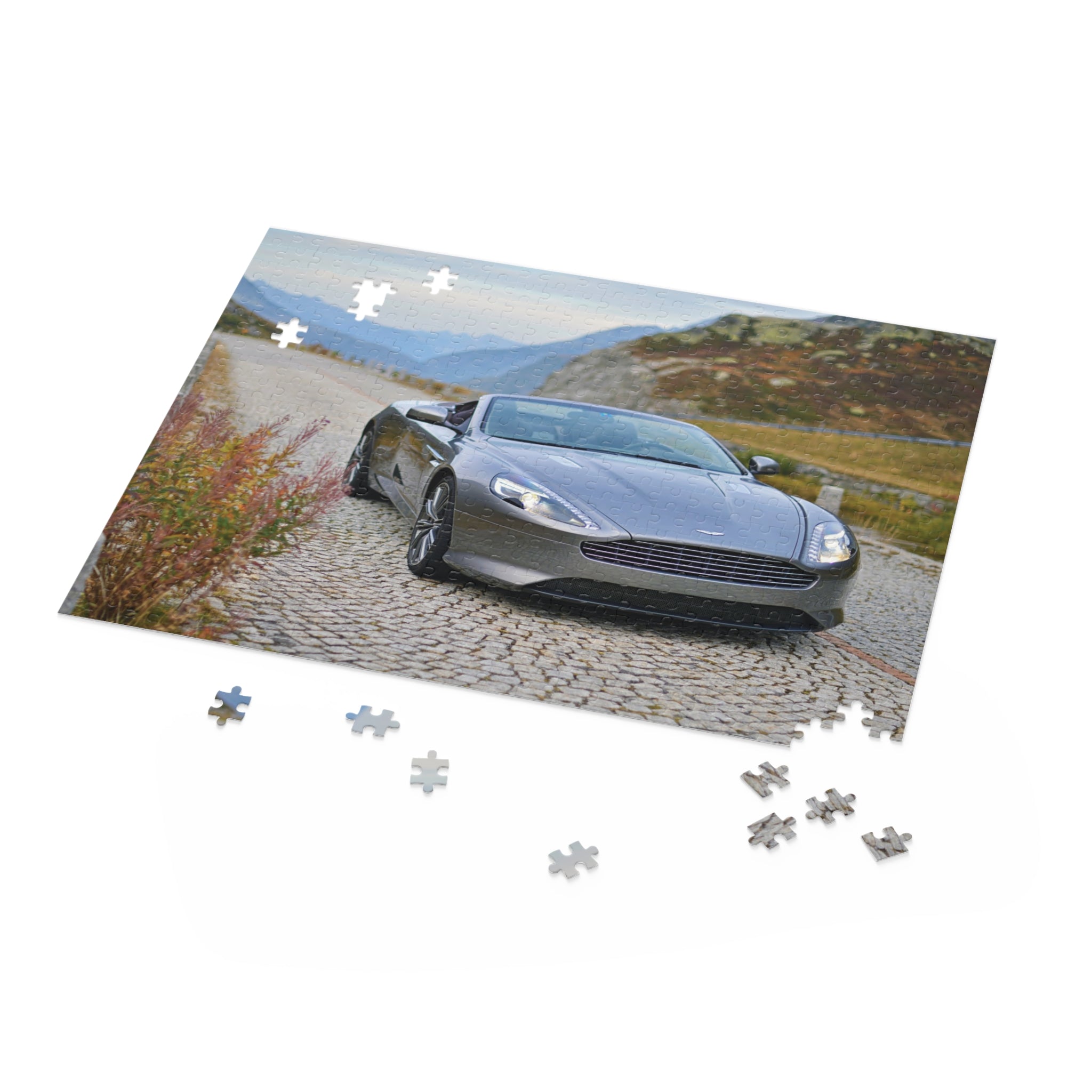 Sportscar Puzzle - 120, 252, 500-Piece Jigsaw - Aston Martin Edition - Aston Martin Virage Volante V12