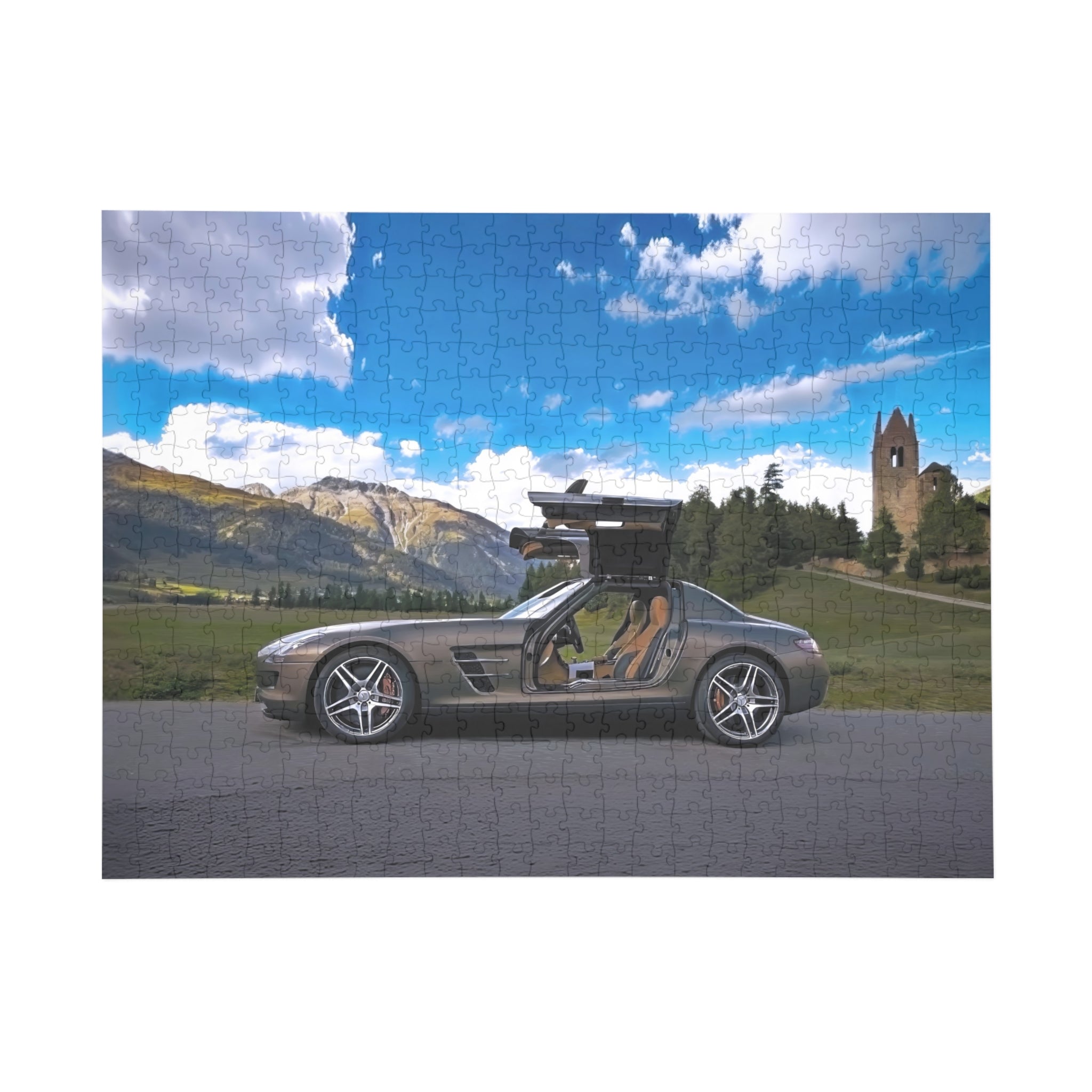 Sortscar Jigsaw Puzzle – Mercedes Edition - Mercedes-Benz SLS AMG