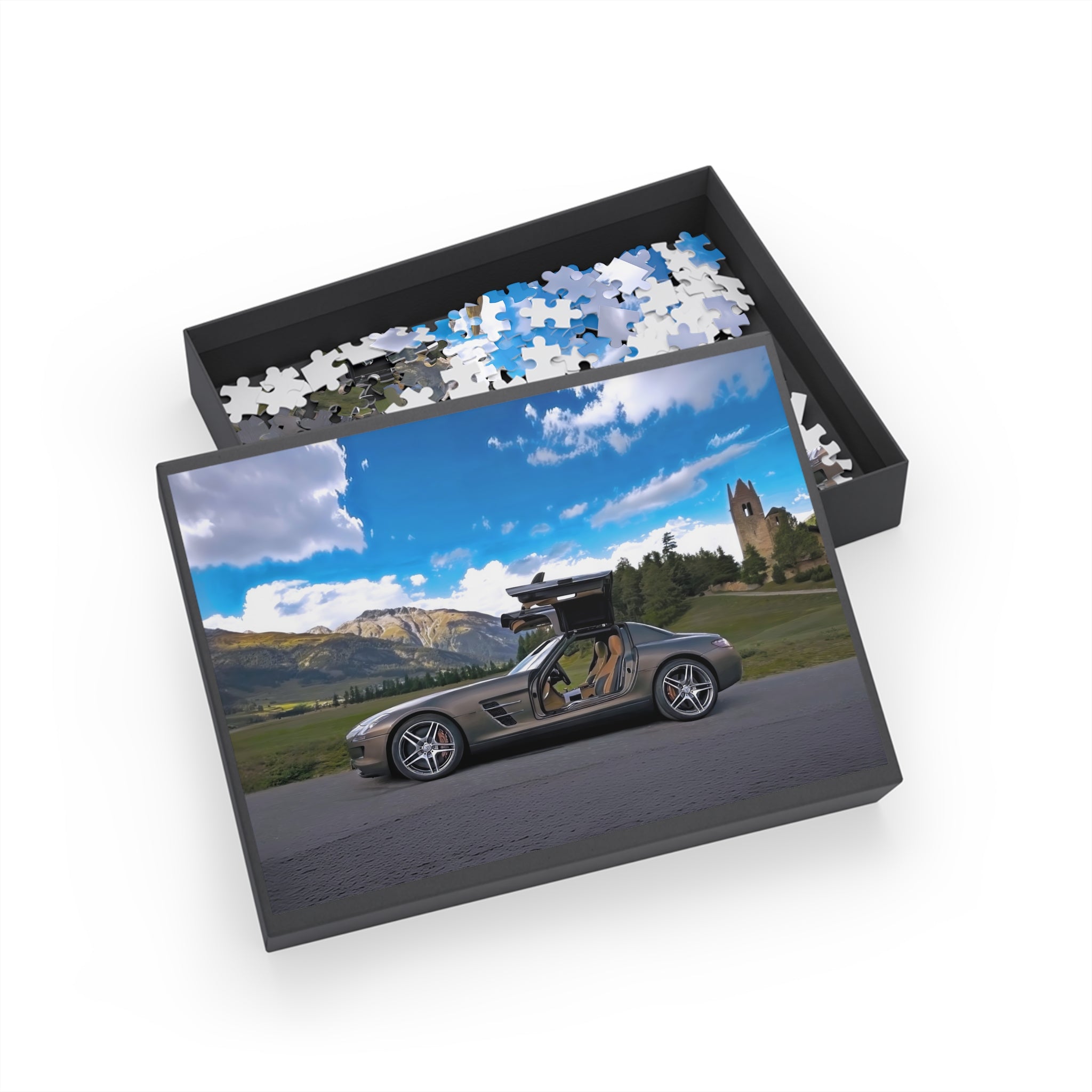 Sortscar Jigsaw Puzzle – Mercedes Edition - Mercedes-Benz SLS AMG