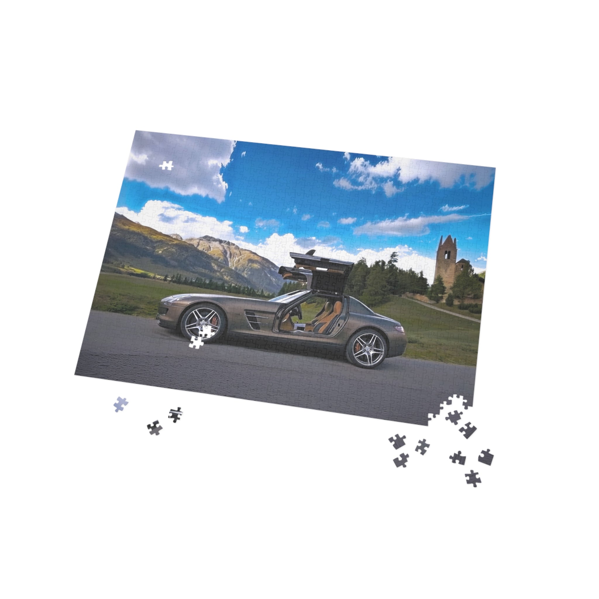 Sortscar Jigsaw Puzzle – Mercedes Edition - Mercedes-Benz SLS AMG