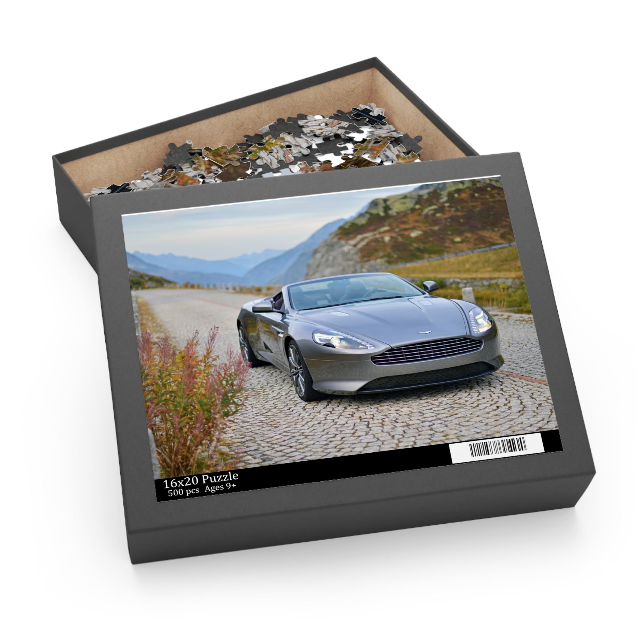 Sportscar Puzzle - 120, 252, 500-Piece Jigsaw - Aston Martin Edition - Aston Martin Virage Volante V12