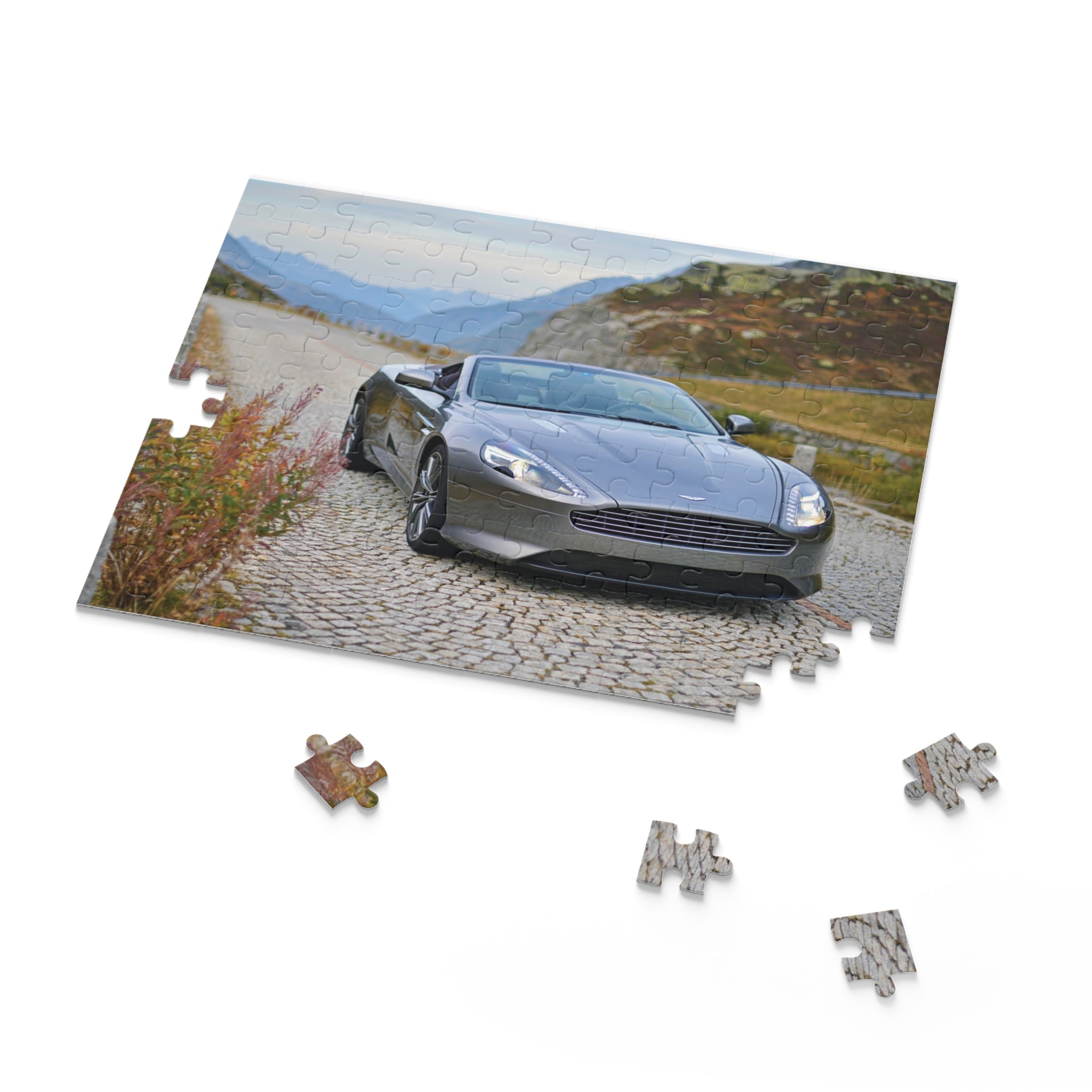 Sportscar Puzzle - 120, 252, 500-Piece Jigsaw - Aston Martin Edition - Aston Martin Virage Volante V12