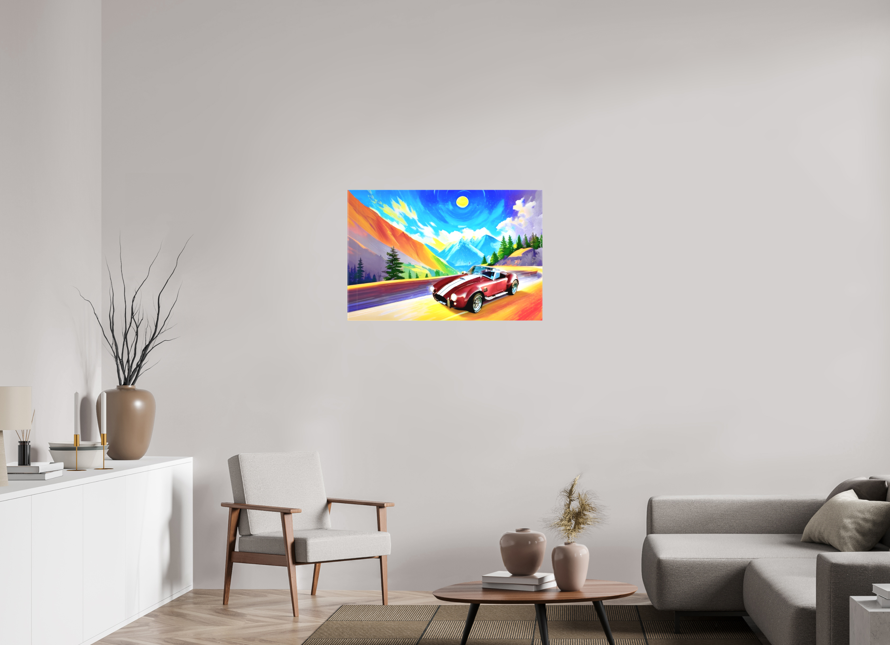 AC Cobra - Photo Canvas Textil Print