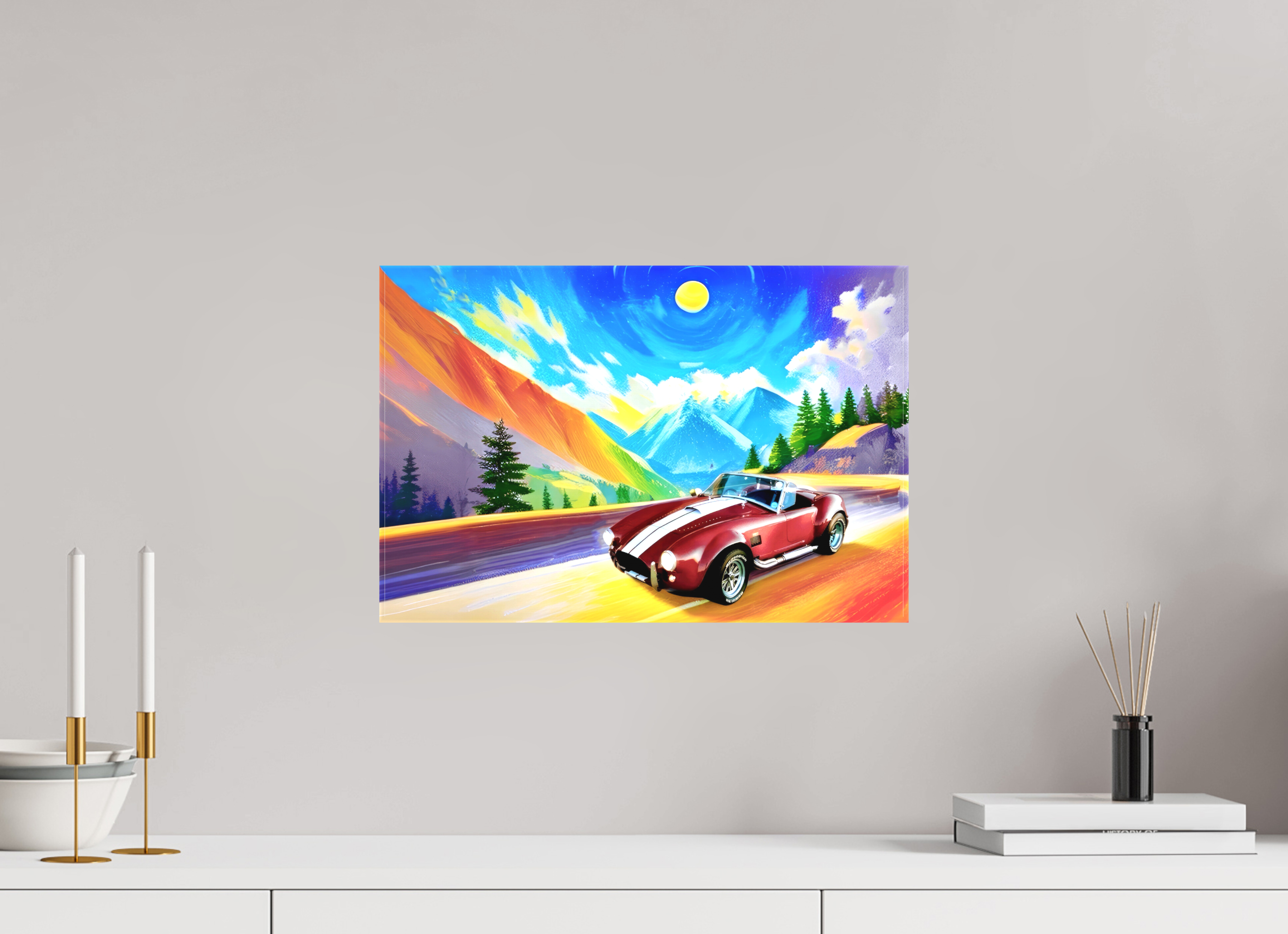 AC Cobra - Photo Canvas Textil Print