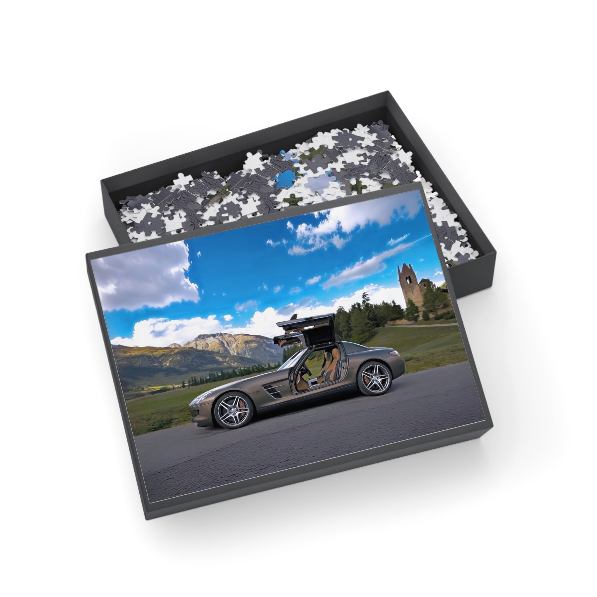 Sortscar Jigsaw Puzzle – Mercedes Edition - Mercedes-Benz SLS AMG