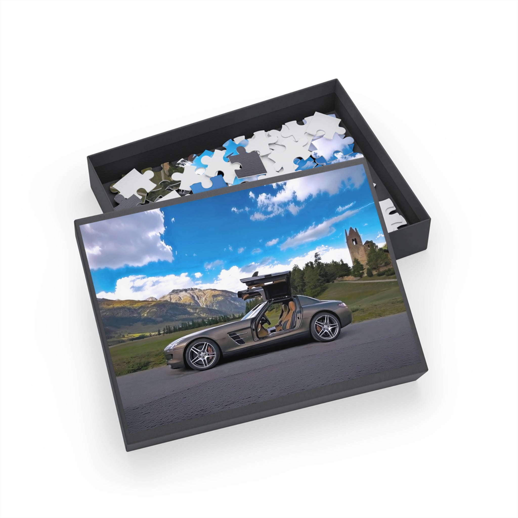Sortscar Jigsaw Puzzle – Mercedes Edition - Mercedes-Benz SLS AMG
