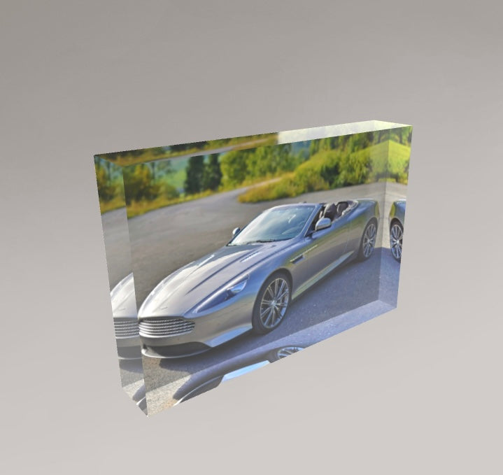 WhiteWall Acrylic Photo Block - Aston Martin Edition