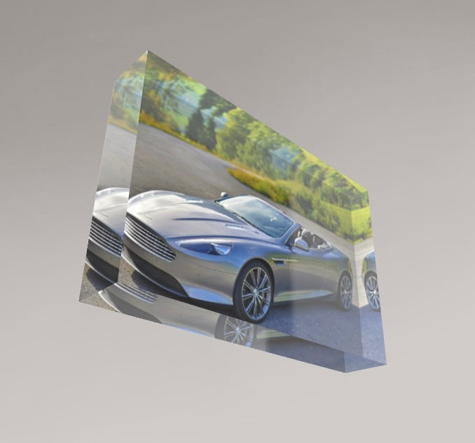 WhiteWall Acrylic Photo Block - Aston Martin Edition