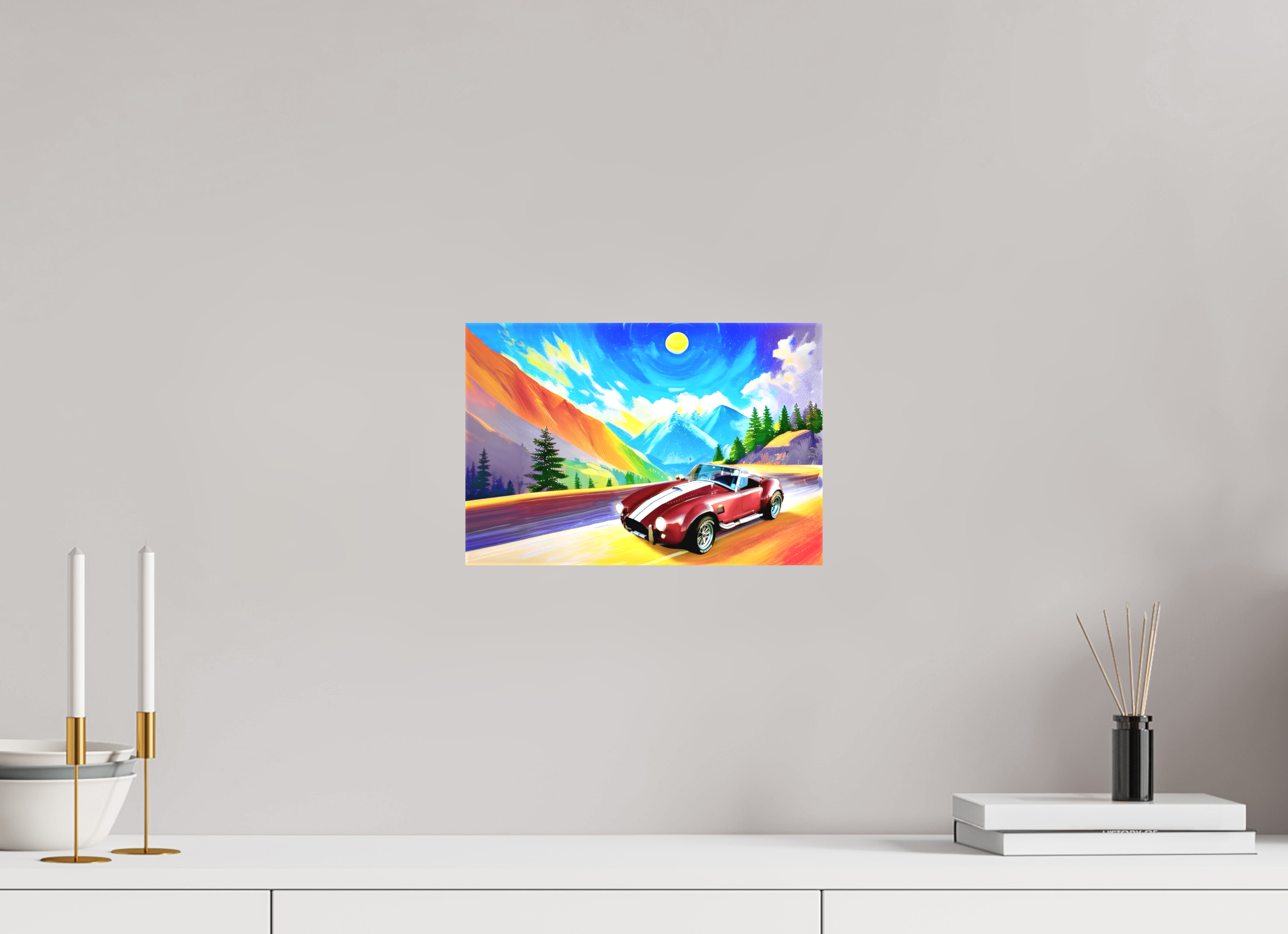 AC Cobra - Photo Canvas Textil Print
