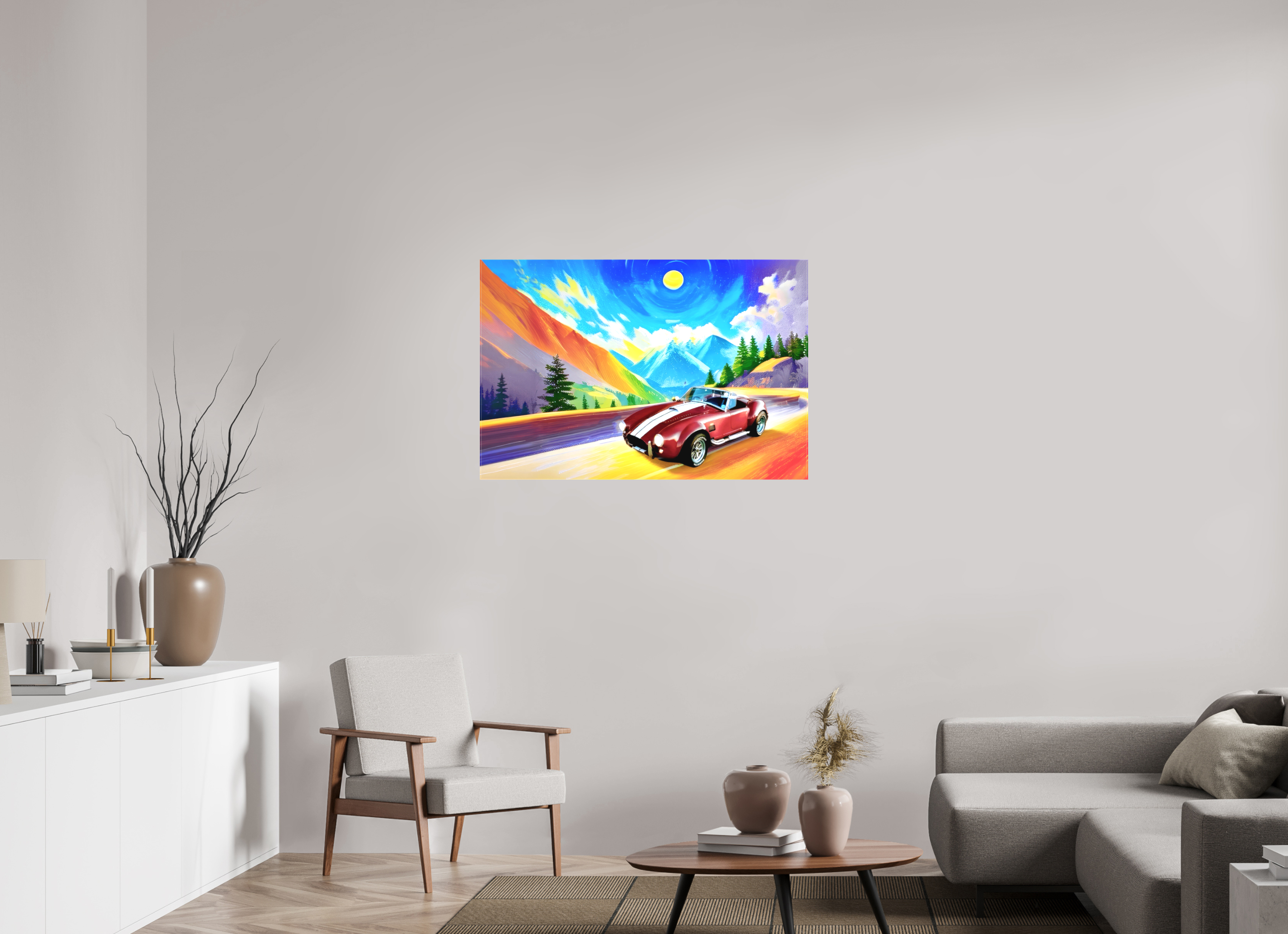 AC Cobra - Photo Canvas Textil Print