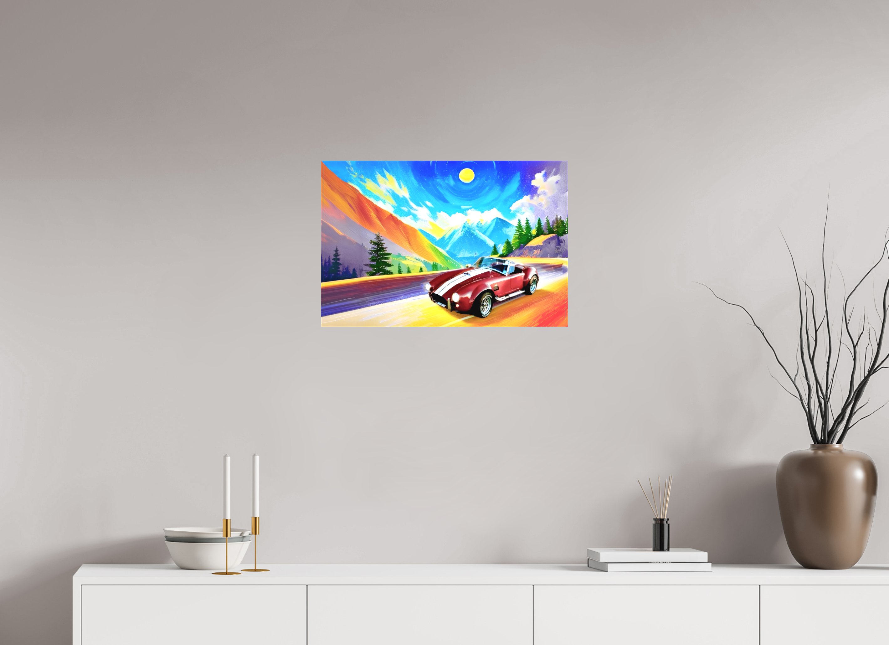 AC Cobra - Photo Canvas Textil Print