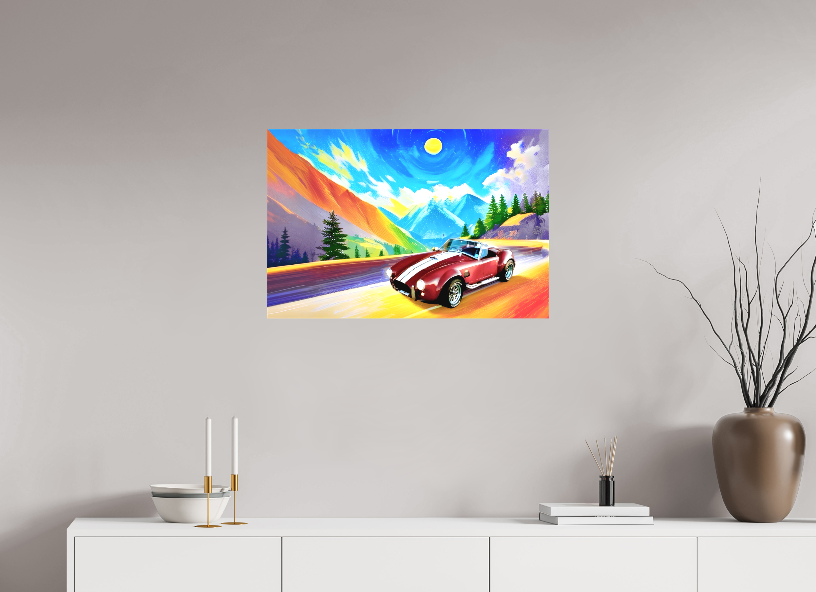 AC Cobra - Photo Canvas Textil Print