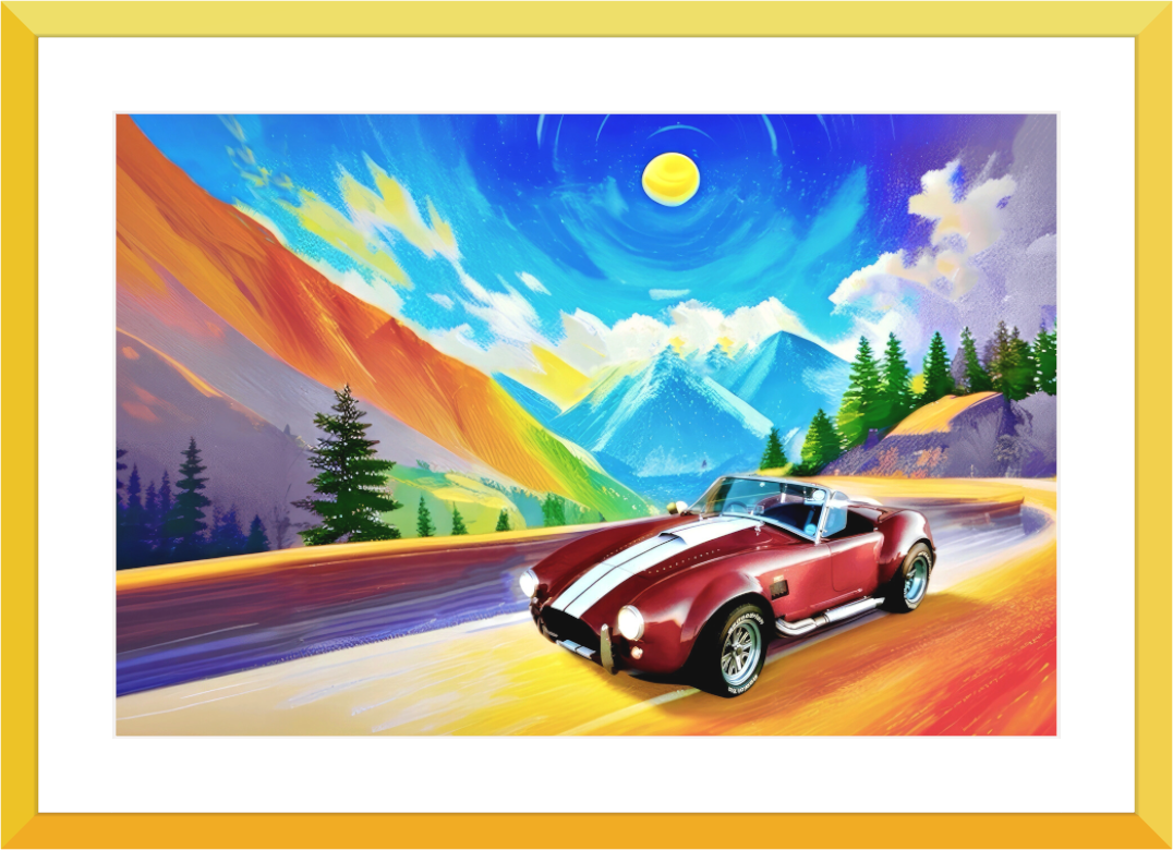 AC Cobra - Fine Art Print on Hahnemühle bamboo paper